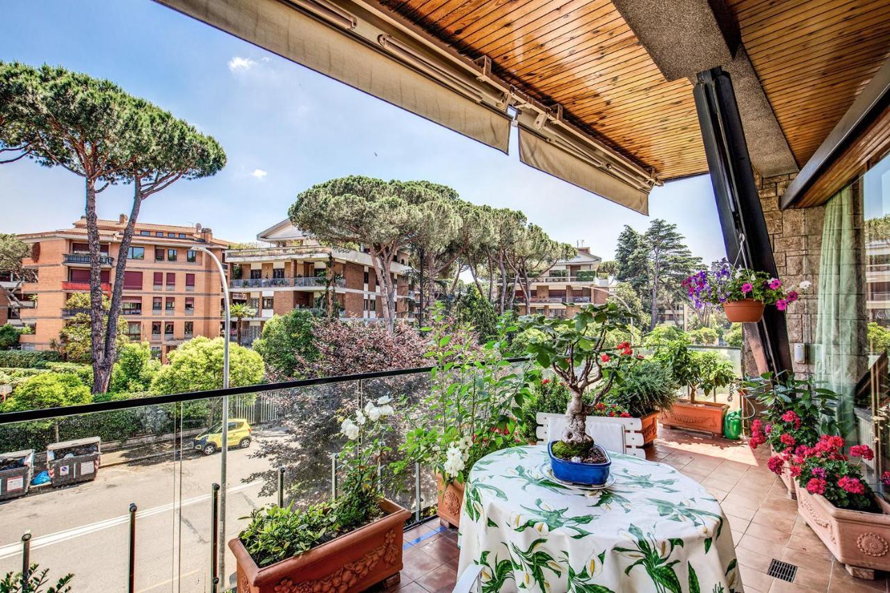 Terrazza Piccolomini: Elegant Apartment Stunning View Over Rome/St Peter'S Dome Экстерьер фото